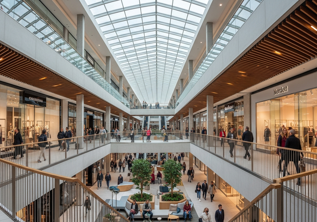 Public area and atrium